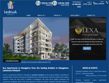 Tablet Screenshot of landmarkinfratech.com